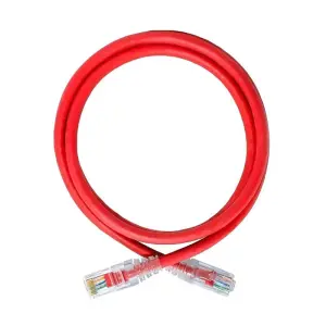 PANDUIT PATCHCORD UTP CAT5E 1M COR VERMELHO