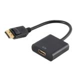 DisplayPort para cabo HDMI DP adaptador conversor áudio vídeo PC HDTV 1080P 60Hz