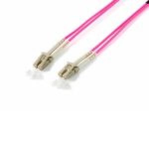 Cordão Óptico 20m, LC/UPC-LC/UPC, MM G651.1 50/125, OM4 Duplex 2.0mm LSZH Magenta, Fibra Multimodo Miljet