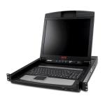 APC Console KVM AP5717 17" Rack LCD Console Monitor de Rack 1U