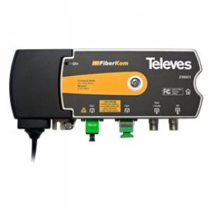 Televes Mini-receptor óptico FiberKom, com tecnologia OLC 1200...1600nm