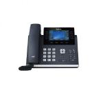 Telefone IP T46U, 16 contas VoIP. Tela colorida de 4,3 polegadas. Dual USB 2.0, Gigabit Ethernet de duas portas, 802.3af PoE, adaptador de energia não incluído (SIP-T46U)